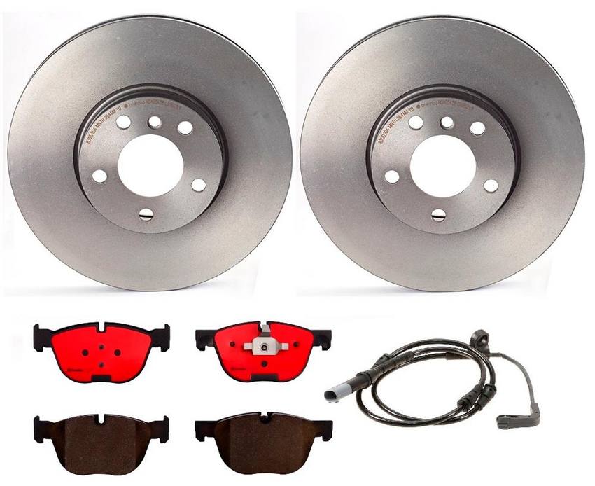 Brembo Brake Pads and Rotors Kit - Front (332mm) (Ceramic)